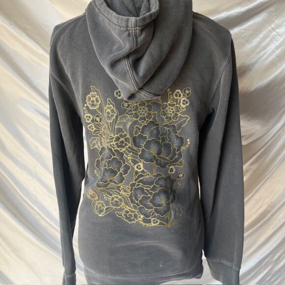 Jet Martinez x Oaklandish ‘Bouquet’ pigment dyed hoodie and tees. - Picture 7 of 8